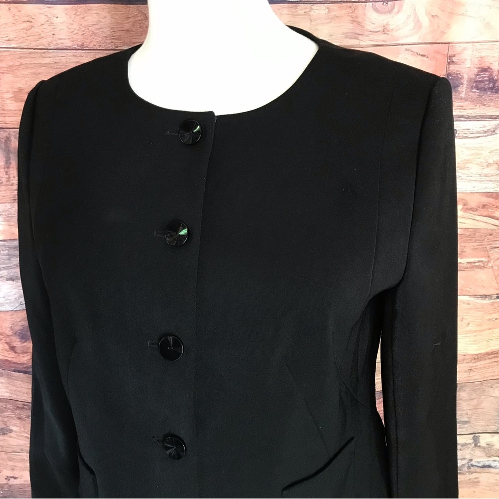 Sag Harbor Black Suit Jacket - Picture 4 of 9